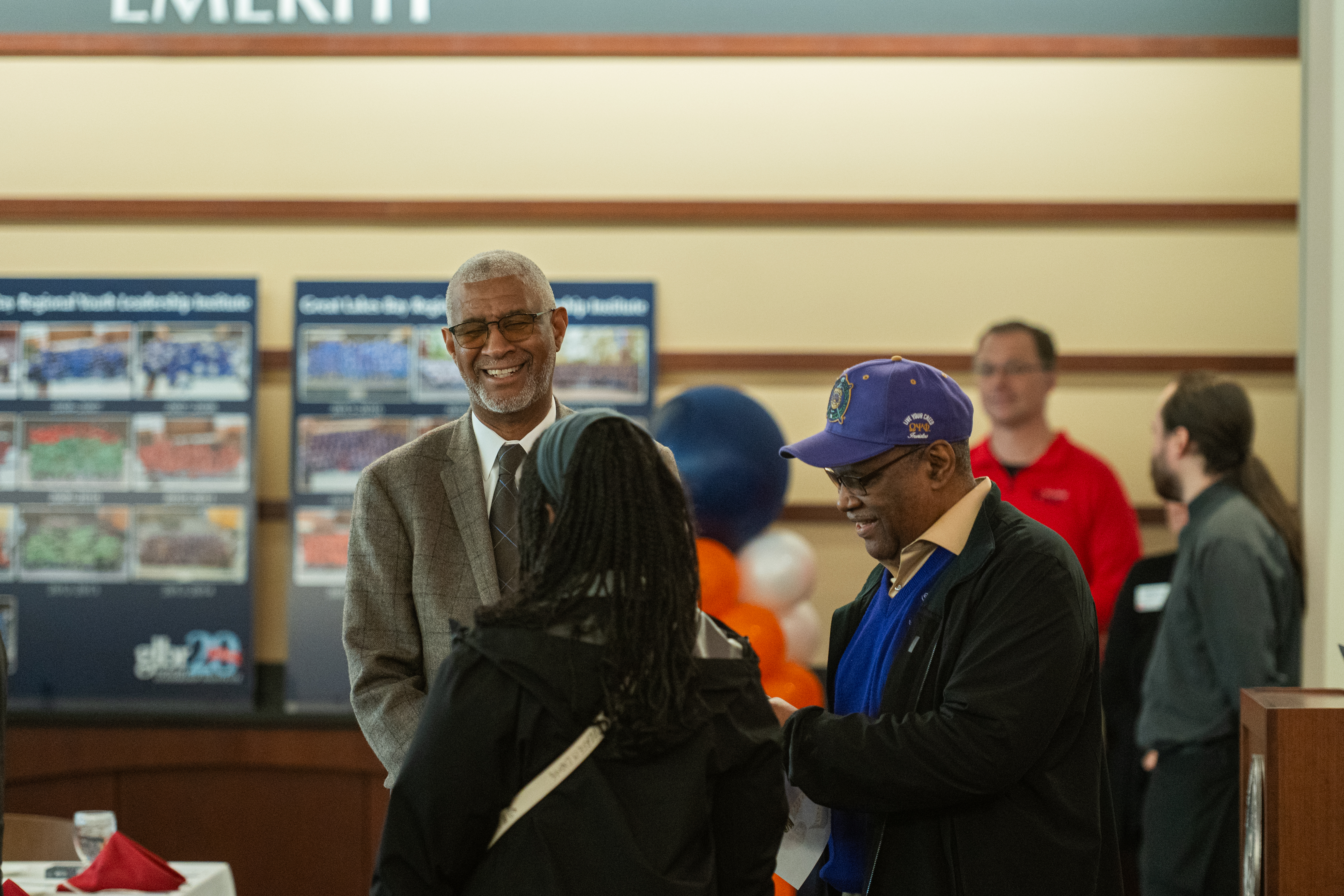 image of President Dr. George Grant at the External Diversity Council